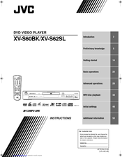 JVC XV-S62SLUF Instructions Manual