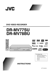 Jvc DR-MV78BU Instructions Manual