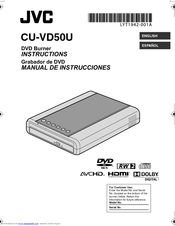 JVC CU-VD50U Instructions Manual