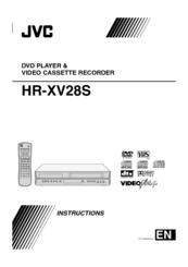Jvc HR-XV28S Instructions Manual