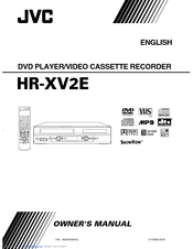 JVC HR-XV2EY Owner's Manual