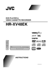 JVC HR-XV48EF Instructions Manual
