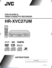 Jvc HR-XVC27UM Instruction Manual