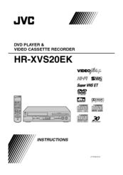 Jvc HR-XVS20EK Instructions Manual