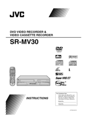 Jvc SR-MV30 Instructions Manual