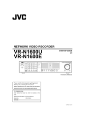 JVC LST0601-001B Startup Manual