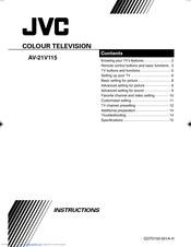 JVC AV-21V115 Instructions Manual