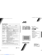 JVC AV-32R370KE Instructions Manual