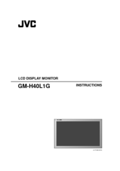 JVC GM-H40L1G Instructions Manual