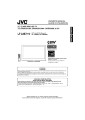 JVC J3CN0321A Owner's Manual