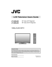 JVC LT-42SL89 User Manual