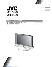 JVC LT-17X475 Instructions Manual