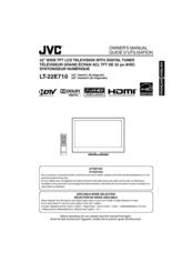 JVC LT-22E710 Owner's Manual