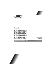 JVC LT-26A60BJ Instructions Manual