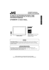 JVC LT-32A210 Owner's Manual