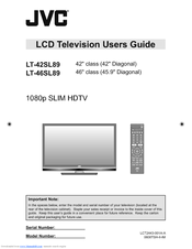 JVC LT-42SL89 User Manual