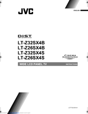 JVC LT-Z32SX4S Instructions Manual