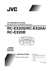 JVC RC-EX20A Instructions Manual
