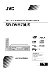 JVC DVM70US - DVDr / HDDr Instructions Manual