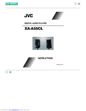 JVC XA-A55CL - 256 MB Headband Digital Player Instructions Manual