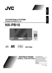 JVC NX-PB10 Instruction Manual