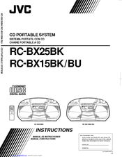 JVC RC-BX25BKJ Instructions Manual