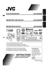 JVC KD-ADV8490 Instructions Manual