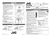 JVC SX-XD55F Instructions