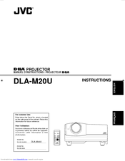 JVC DLA-M20U - D-ila Projector--1.5:1 Fixed Instructions Manual