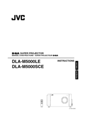 JVC DLA-M5000LE Instructions Manual
