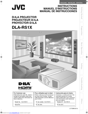 JVC DLA-RS1X - Reference Series Home Cinema Projector Instructions Manual