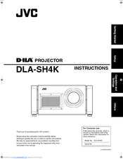 JVC DLA-SH4K Instructions Manual