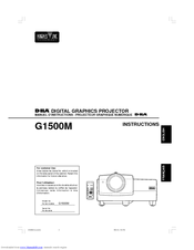 Hughes JVC G1500M Instructions Manual