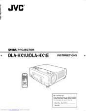 JVC Model DLA-HX1E Instructions Manual