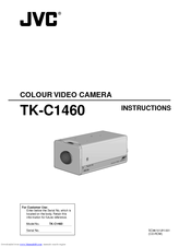JVC TK-C1460U - 1/3-in Ccd Wide Range Dsp Color Camera Instructions Manual