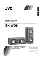 JVC SX-WD8 - Left / Right CH Speakers Instructions Manual