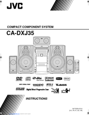JVC CA-DXJ35 Instructions Manual