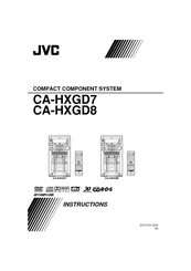 JVC CA-HXGD8 Instructions Manual