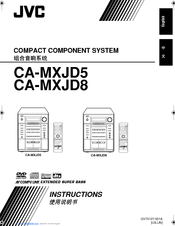 JVC CA-MXJD8UW Instructions Manual