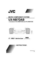 JVC CA-UXNB7DAB Instructions Manual