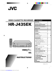 JVC HR-J435EK Instructions Manual