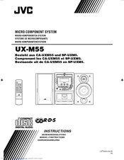 JVC CA-UXM55 Instructions Manual