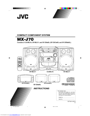 Jvc Model MX-J70J Instructions Manual