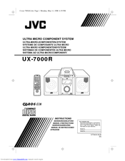 Jvc UX-7000R Instructions Manual