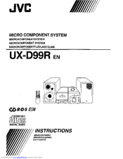 JVC UX-D99R EN Instructions Manual