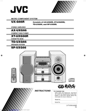 JVC SP-UXG66 Instructions Manual