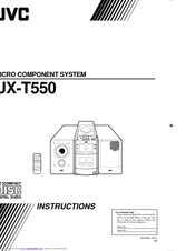 Jvc UX-T550 Instructions Manual