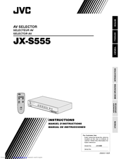 JVC JX-B555 Instructions Manual