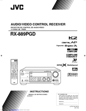 JVC RX-889PGD Instructions Manual