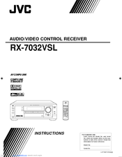 JVC RX-7032VSLAS Instructions Manual